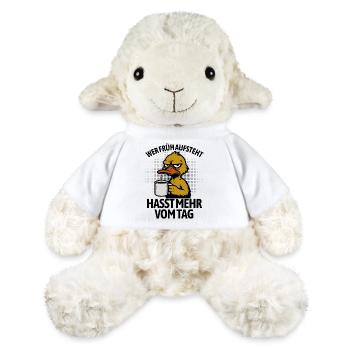 Duck - Si tu te lèves tôt, tu détestes encore plus la journée - Mouton en peluche Annika MiniFeet® - blanc - Devant