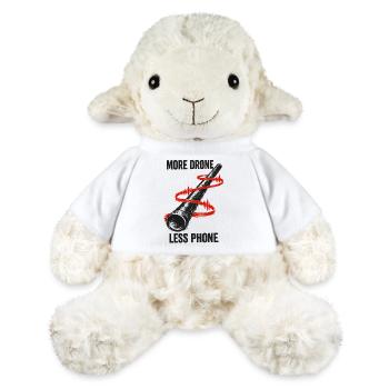 More Drone, Less Mobile Phone | Didgeridoo - MiniFeet® Sheep Annika - white - Front