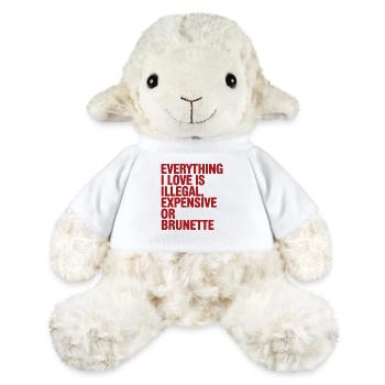 Everything I Love Is Illegal Expensive Or Brunette - MiniFeet® Schaf Annika - Weiß - Vorne
