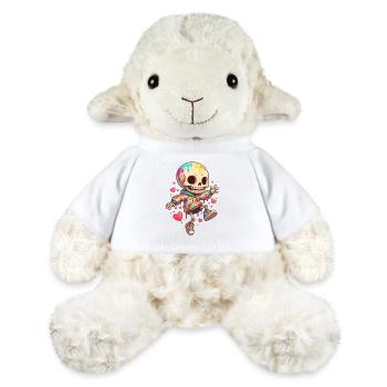 Colorful skeleton in hoodie dance - MiniFeet® Sheep Annika - white - Front
