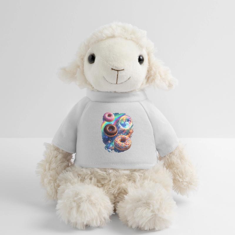 Kosmische Donuts im Farbrausch MiniFeet® Schaf Annika