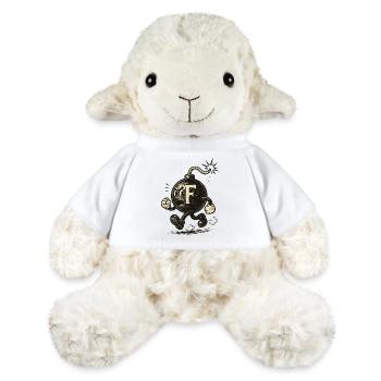 F Bomb Mascot Bomb  - MiniFeet® Sheep Annika - white - Front