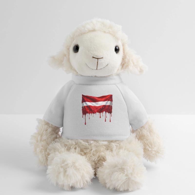 Drapeau letton couleur Mouton en peluche Annika MiniFeet®