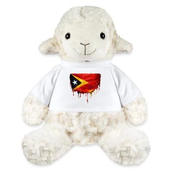 TimorLeste Drop Flag - MiniFeet® Sheep Annika - white - Front