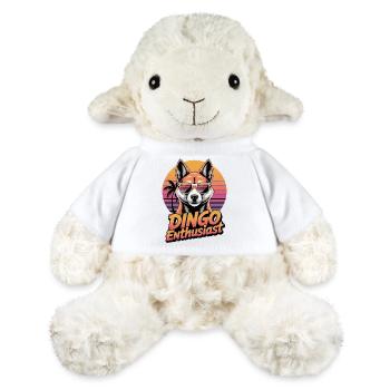 Dingo Australischer Wildhund Tierliebhaber Design  - MiniFeet® Schaf Annika - Weiß - Vorne