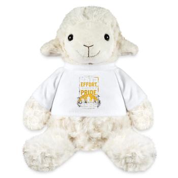 Built by Effort, Powered by Pride labord day - Mouton en peluche Annika MiniFeet® - blanc - Devant