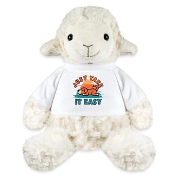 Just Take It Easy Retro Dog - MiniFeet® Sheep Annika - white - Front