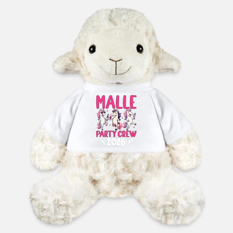 Malle Party Crew 2026 - MiniFeet® Schaf Annika - Weiß