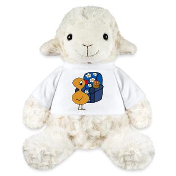 Poulet de fauteuil après le travail - Mouton en peluche Annika MiniFeet® - blanc - Devant