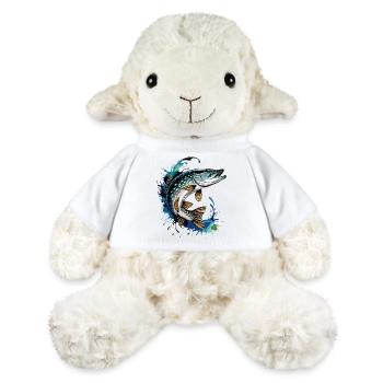 Springender Hecht - MiniFeet® Schaf Annika - Weiß - Vorne