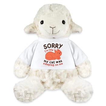 Mon chat dormait sur moi - Mouton en peluche Annika MiniFeet® - blanc - Devant