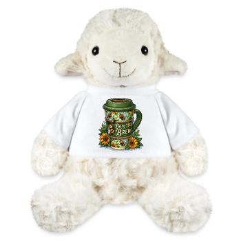 Busy Bee Brew Coffee Cup with Sunflowers - MiniFeet® Sheep Annika - white - Front