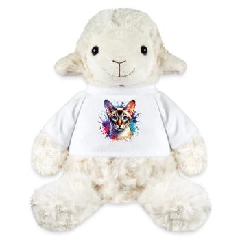Oriental Shorthair Motif - MiniFeet® Sheep Annika - white - Front