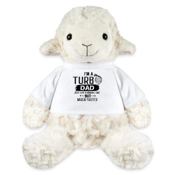 Dad Turbo Funny Car Enthusiast Speed-Geschenk - MiniFeet® Schaf Annika - Weiß - Vorne