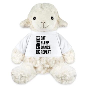 Geschenkidee für einen Hip-Hop-Tänzer mit Breaking - MiniFeet® Schaf Annika - Weiß - Vorne
