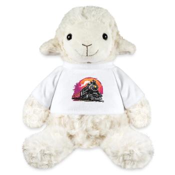 Train / Locomotive / Locomotive à vapeur / Ferroviaire / Écluse - Mouton en peluche Annika MiniFeet® - blanc - Devant