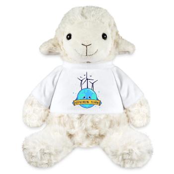 Une terre souriante grâce à l’énergie éolienne – pour un Z propre - Mouton en peluche Annika MiniFeet® - blanc - Devant