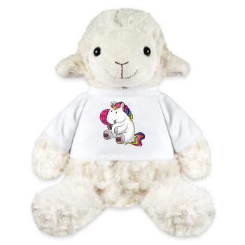 Lolli Einhorn Comic - MiniFeet® Schaf Annika - Weiß - Vorne