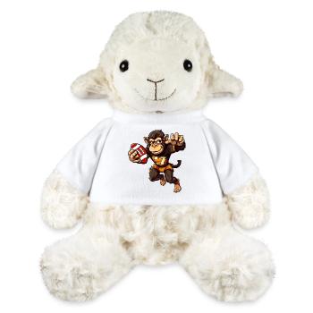 Monkey Rugby Player - MiniFeet® Sheep Annika - white - Front