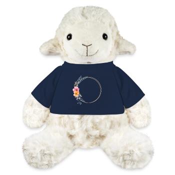 Customizable flowers, circle, colorful - MiniFeet® Sheep Annika - french navy - Front