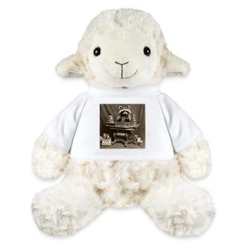 Waschbär / Tier / Foto / Wild / lustig / Räuber - MiniFeet® Schaf Annika - Weiß - Vorne