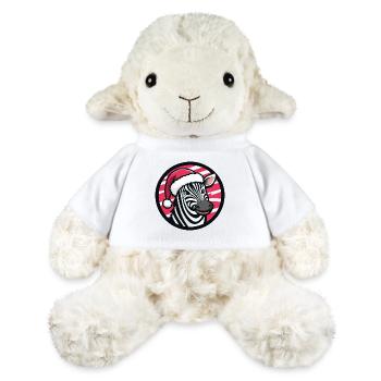 Zebra Christmas Animal - MiniFeet® Sheep Annika - white - Front