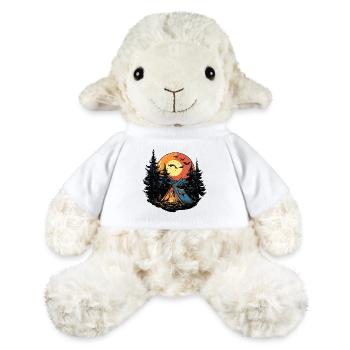 Tente de camping forêt - Mouton en peluche Annika MiniFeet® - blanc - Devant
