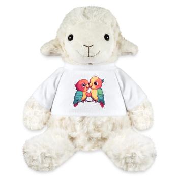 Parrot Comic Couple Love - MiniFeet® Sheep Annika - white - Front
