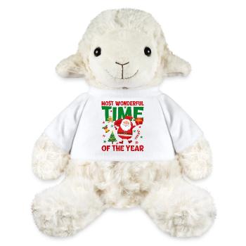 Christmas is the most beautiful time with St. Nicholas - MiniFeet® Sheep Annika - white - Front