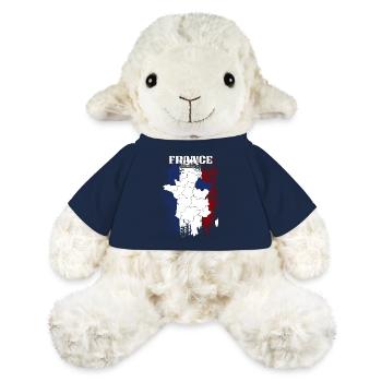 Grand Est - Mouton en peluche Annika MiniFeet® - bleu marine - Devant