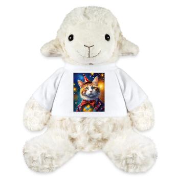 super cute white Capybara painting fluffy animal - MiniFeet® Sheep Annika - white - Front