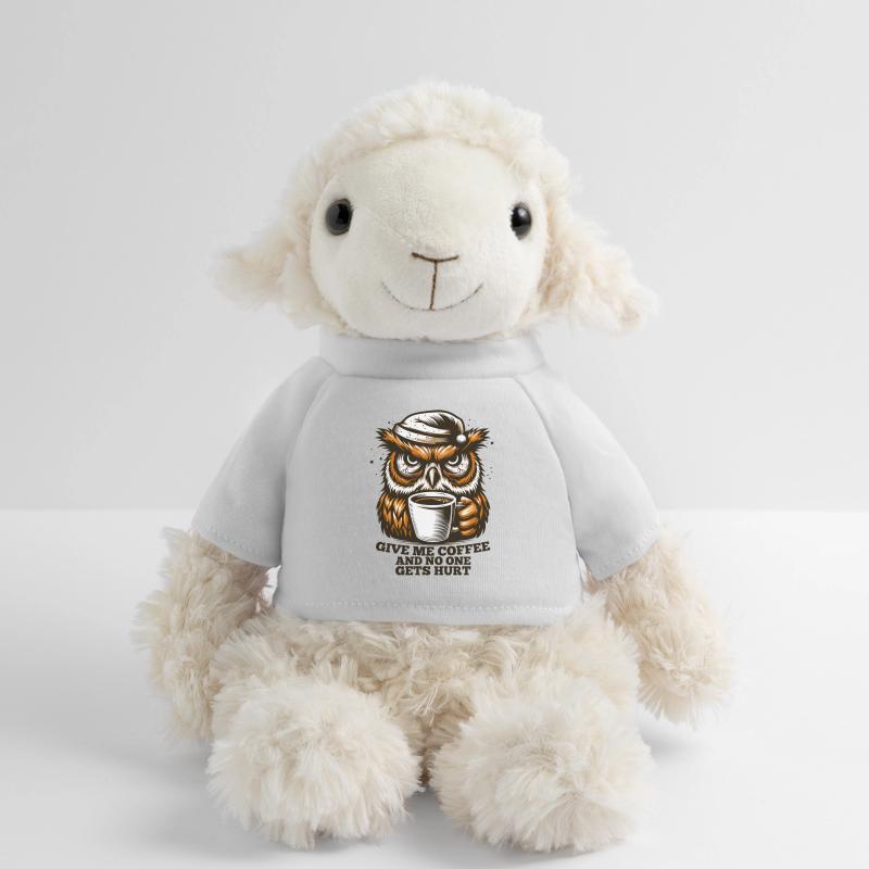 Eule Kaffee müde Geschenk MiniFeet® Schaf Annika