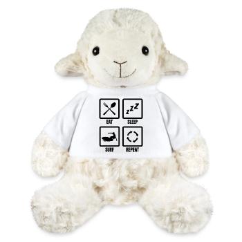 Surfing Saying - MiniFeet® Sheep Annika - white - Front