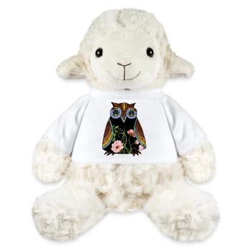 Bunter Vogel - MiniFeet® Schaf Annika - Weiß - Vorne