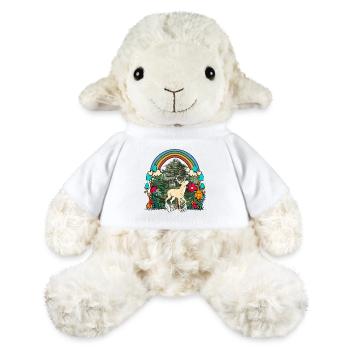 Forest animals, forest dweller, deer, roebuck, roe deer, child - MiniFeet® Sheep Annika - white - Front