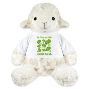 Vegetarier, grün essen, sauber leben - MiniFeet® Schaf Annika - Weiß - Vorne