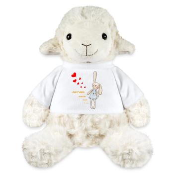 Jamais sans mon doudou - Mouton en peluche Annika MiniFeet® - blanc - Devant