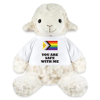 LGBTQ SAFE SPACE you are safe with me - MiniFeet® Sheep Annika - white - Front