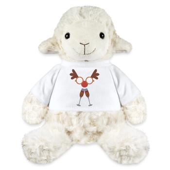 Weihnachtsdesign-Geschenkidee-Feier - MiniFeet® Schaf Annika - Weiß - Vorne