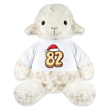 82 Number Christmas Cookie - MiniFeet® Sheep Annika - white - Front
