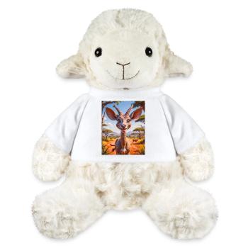 Animaux africains super mignons – Kudu - Mouton en peluche Annika MiniFeet® - blanc - Devant