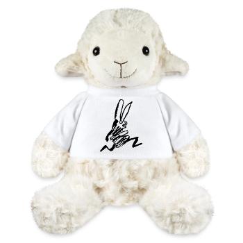 Schneller Hase - MiniFeet® Schaf Annika - Weiß - Vorne