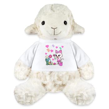Chat Chats Enfant Enfants Bébé - Mouton en peluche Annika MiniFeet® - blanc - Devant