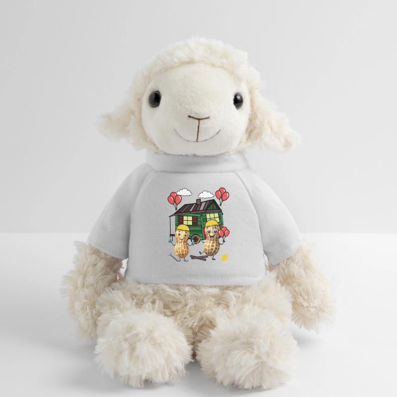 Peanuts Constructeur de maison Constructeur Remorque de construction Maison propre Maison Mouton en peluche Annika MiniFeet®