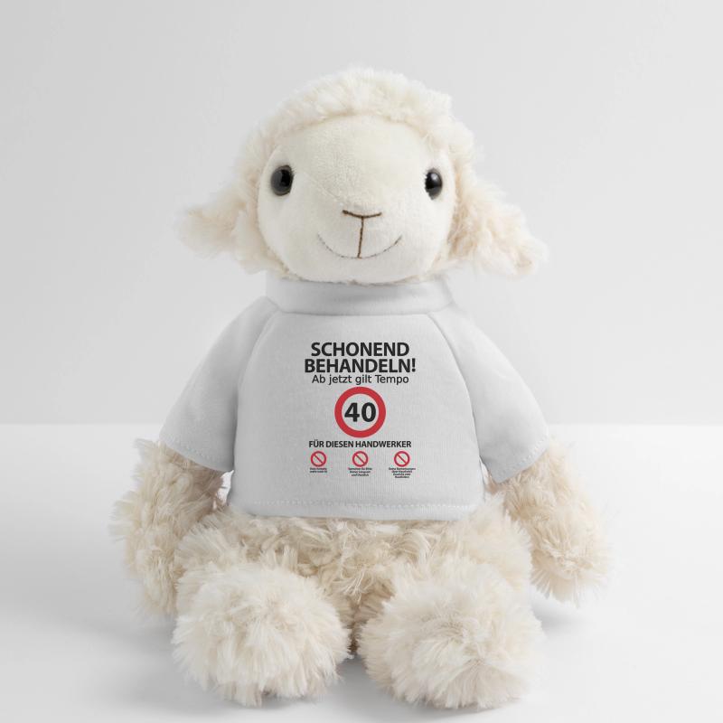 40. Handwerker Geburtstag mit Spruch MiniFeet® Schaf Annika