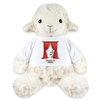Unsichtbar bis Januar - MiniFeet® Schaf Annika - Weiß - Vorne