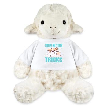 Show Me Your Tricks Cute Funny Dog Training Humor - MiniFeet® Schaf Annika - Weiß - Vorne