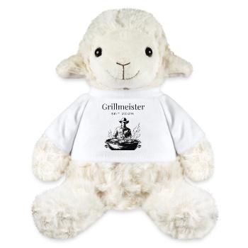 At the barbecue at sunset - MiniFeet® Sheep Annika - white - Front