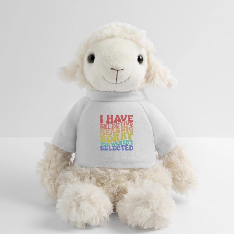 Dicton sarcastique d'audition sélective Mouton en peluche Annika MiniFeet®