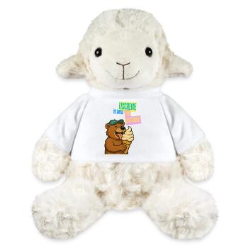 Bär Eiscreme Comic - MiniFeet® Sheep Annika - white - Front